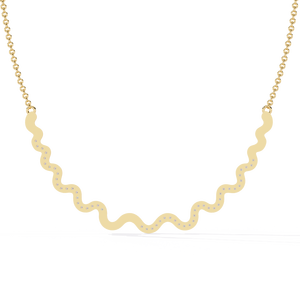 Collar de Diamantes Cultivados en Laboratorio de Oro de 18K, Hermoso Accesorio para Damas - Product Image 6