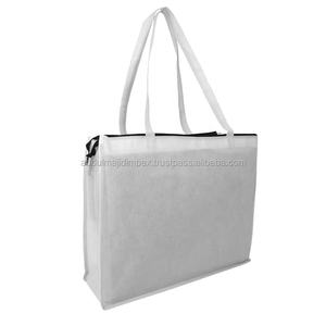 Sac fourre-tout en toile à fermeture éclair de haute qualité, sac de Shopping à la mode, sac personnalisé disponible - Product Image 5