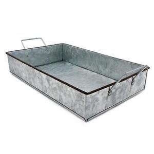 Superior Quality Premium Design Galvanized Serving Tray with White Powder Coated Finished <b>Heart</b> Shape Design Serving Tray - Product Image 6