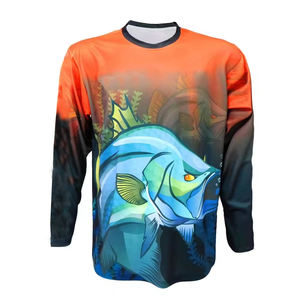 เสื้อตกปลาแขนยาว2025ฟิตเนสสีเอสเตอร์ออกแบบได้ตามที่ต้องการ - Product Image 1