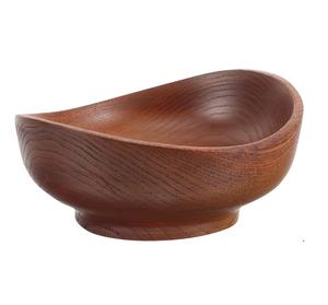 Cuenco para servir Vajilla de cocina natural para ensalada Sopa Fruta Cuenco de madera hecho a mano al mejor precio. - Product Image 3