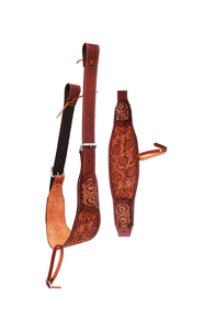 Accesorio de ropa ecuestre personalizable de piel Premium Western Horse Cinch Flank Back Girth para equitación occidental - Product Image 3
