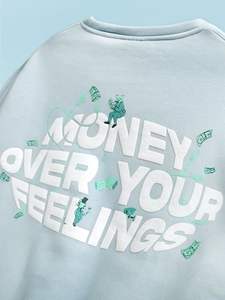 Trendy 2025 streetwear UNISEX Sudadera estampada sudadera delantera trasera impresa sudadera Unisex - Product Image 2