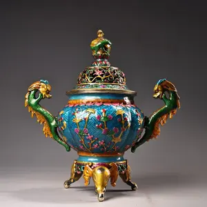 Quemador de Incienso Tradicional de Latón para Uso Religioso, Duradero y Natural, Agrega un Toque Real a la Oficina en Casa y a las Áreas de Oración - Product Image 4