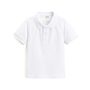 Chico Polo camiseta de alta calidad 10 colores 200gsm 65% algodón liso verano transpirable personalizado OEM niños Polo camiseta para hombres - Product Image 5