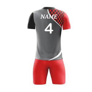 Maillot de Football à Sublimation, uniforme de Football imprimé, vente en gros, Design personnalisé, uniforme de Football en couleur unie - Product Image 6