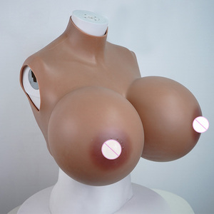 Saf silikon gerçekten yumuşak yapay Cosplay sahte göğüsler süper büyük göğüsler erkekler için silikon göğüsler Crossdress - Product Image 3