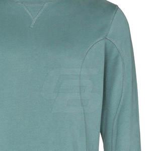 Sweat-shirt pull de haute qualité pour hommes dernière conception hivernale col rond manches longues motif solide sweat à capuche teint uni sweats à capuche - Product Image 6