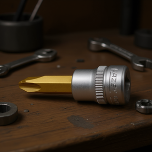 Llave de vaso Hazet corta de 3/8'' con perfil de cruz PH cuadrado, categoría de producto: Llave de vaso - Product Image 3