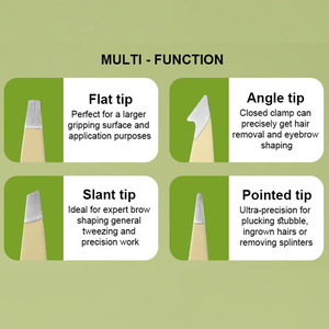 Customized Stainless Steel False Eyelashes Assistant Pointed Eyebrow <b>Tweezers</b> Lash Extension <b>Tweezers</b> - Product Image 2