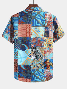 ชุดเสื้อฮาวายพิมพ์ลายสำหรับผู้ชายชุดชายหาดฤดูร้อน2025ใส่สบายออกแบบได้เองโดยกลุ่ม zoar ตัวเลือกขนาดพิเศษ - Product Image 6