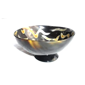 ชามสลัดควายฮอร์นชามเสิร์ฟผลไม้เป็นมิตรกับสิ่งแวดล้อมผู้ผลิตอินเดียและผู้จัดจำหน่ายจากอินเดีย - Product Image 5