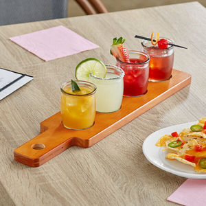 Latest Design Handmade Kitchenware Glass Holder Top Seller Restaurant <b>Large</b> Size Teak <b>Wood</b> Glass Holder Stylish <b>Storage</b> Solution - Product Image 3