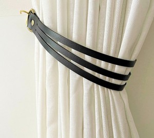 Best Selling Leather Curtain Tie-Back Elegant Window Treatment - Product Image 1
