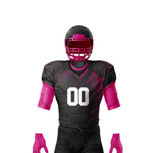 Custom Designed American Football Uniforms Quick Dry High Quality Loose Fit <b>for</b> Men and <b>Women</b> Plus Size Print Technics - Product Image 4