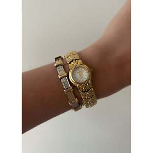 Vintage Sekonda <b>Watch</b> Woven Link Design Luxury Ladies Quartz Timepiece Featuring Glass Dial Window Stainless Steel <b>Case</b> Leather - Product Image 2