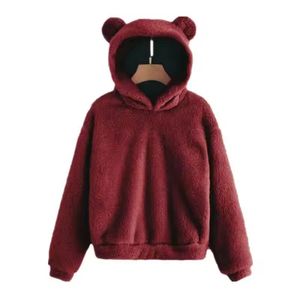 Autumn Long Pullover Hoodies Warm and Comfortable Knitted 100% Cotton Embroidered Custom Logo Printing Teenagers - Product Image 5