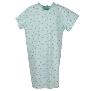 Uniforme médical unisexe en coton tissé de haute qualité, lavable, robe de patient réutilisable, vêtements d'hôpital imprimés, détection d'aiguilles - Product Image 5
