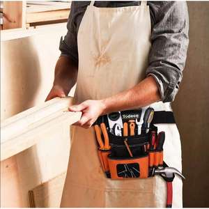 Cinghia portautensili per carpentiere a sospensione con bretelle imbottite - Product Image 5