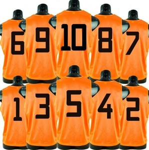 Barato personalizado deportes malla Pennies baloncesto fútbol entrenamiento chalecos poliéster fútbol impresión Digital camiseta para hombres DDP envío - Product Image 2