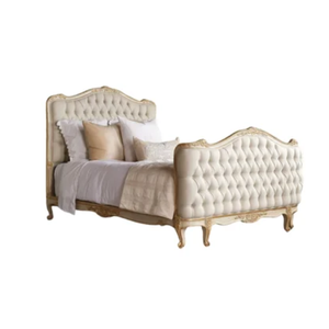 Diseños antiguos cama de madera con muebles de dormitorio tallados a mano buen producto para Villa hotel apartamento precio al por mayor - Product Image 1