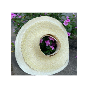 Sombrero de playa tejido natural de México, sombrero de verano mexicano de alta calidad, sombrero de paja mexicano hecho de hoja de palma o algas marinas de Vietnam - Product Image 5