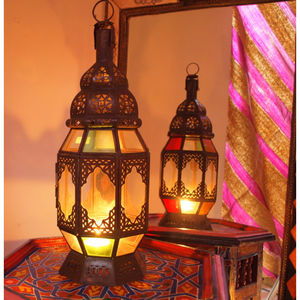 Elegant <b>Hanging</b> Lantern Metal and Glass Perfect for Home Garden Decoration <b>Outdoor</b> <b>Lighting</b> Accessories Best Prices - Product Image 2