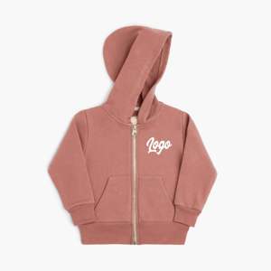 Ropa bordada personalizada para niños, Jersey de algodón orgánico pesado, sudaderas con cremallera, sudaderas transpirables de talla grande para niños - Product Image 3