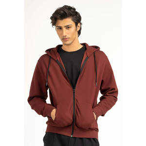 Sweat-shirt tricoté léger et oversize, couleur unie, design doublé, étiquette personnalisée, streetwear décontracté, OEM ODM, fourniture de marques privées - Product Image 1