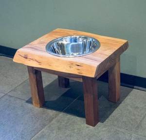 Adjustable Height Wooden Pet Bowls with Raised Stand Handcrafted and Eco-Friendly Bowls for <b>Cats</b> and Dogs direct manufacturer - Product Image 4