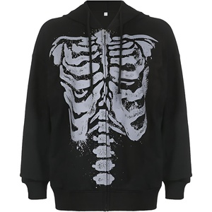Sweat-shirt à capuche noir décontracté streetwear coupe classique en coton tricoté pour homme, séchage rapide et respirant pour l'hiver - Product Image 1