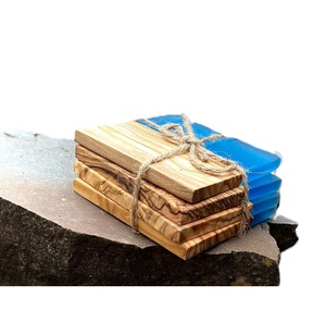Dessous de verre à thé en bois naturel en résine époxy Tapis et tampons Vaisselle de table Sous-verres à thé de table au meilleur prix abordable - Product Image 5