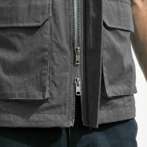 Chaleco Cortavientos para Hombre, Diseño Elegante, Transpirable, Cómodo, con Múltiples Bolsillos, Sin Mangas, Chaleco Cortavientos Masculino en Oferta - Product Image 6