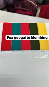 Qualité renard Georgette floraison tissu pour vêtements vêtements femmes tissu non cousu matériel pour robe costume Lehenga dames porter - Product Image 2