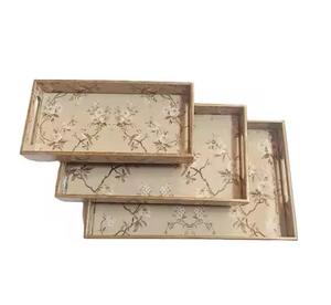 Plateau de service super qualité, imprimé émail, personnalisé pour la décoration de la maison, petit-déjeuner, Ramadan - Product Image 6