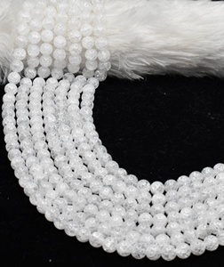 Nuevo Diseño de Moda, Cuentas Redondas de Cristal de Piedra Natural Pura Curativa de 8 mm, Anshul Impex - Product Image 4