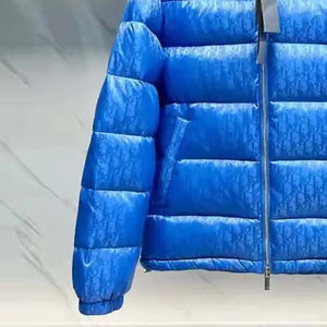 Veste matelassée brillante à col montant slim pour homme, respirante, séchage rapide, légère, chaude, fermeture éclair sur le devant, personnalisable, style streetwear - Product Image 4