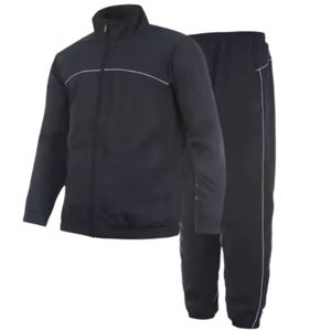 Chándal transpirable cómodo informal para hombre, ropa deportiva de entrenamiento de patrón sólido para correr atlético, Yoga, gimnasio, deportes - Product Image 1