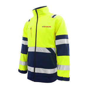 Chaqueta de Seguridad Reflectante de Alta Visibilidad, Impermeable, Transpirable, de Secado Rápido, Certificada CE, de Nailon/Poliéster para Hombre - Product Image 4