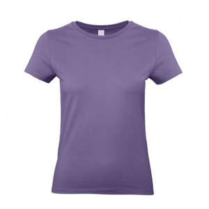 Camiseta de Manga Corta para Mujer, Cuello Redondo y Cuello en V, 100% Algodón - Product Image 3