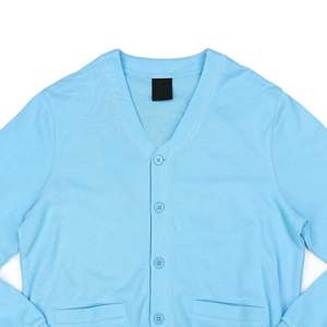 Cardigan col en V pull acrylique tricoté tissu décontracté université collège pull femmes Cardigan - Product Image 2