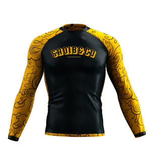 เสื้อกันผื่นสำหรับผู้ชายผ้าโพลีเอสเตอร์สำหรับผู้ชายเสื้อป้องกันผดผื่น100% แขนสั้นสำหรับผู้ชาย - Product Image 6