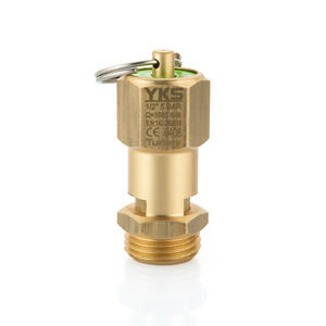 วาล์วนิรภัยทองเหลืองแบบปิดผนึกขนาด 1/2 นิ้ว 5 บาร์ ได้รับการรับรองมาตรฐาน CE - วาล์วระบายแรงดันแบบปิดผนึก - วัสดุทองเหลือง - Product Image 1