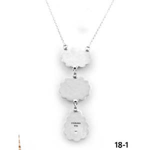 Collier en argent sterling plaqué or et turquoise noir style sud-ouest, chaîne à maillons bohème avec motif numérique, cadeau pour elle - Product Image 4