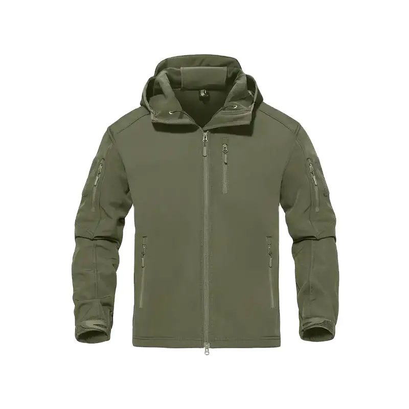 Cortavientos de invierno a prueba de viento acolchado de algodón acolchado ropa de trabajo Softshell Puff chaqueta acolchada para hombres