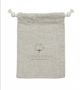 Sacs à cordon en coton de haute qualité 2026, les plus vendus, avec logo personnalisé imprimé, sac de shopping à cordon, emballage, utilisation efficace - Product Image 2