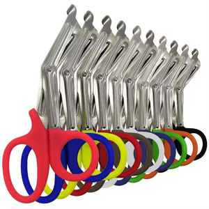 Tijeras de vendaje de enfermera profesional con punta roma para corte seguro, clínicas, OEM y distribución al por mayor - Product Image 1