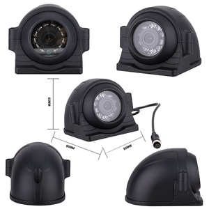 Cámara de Visión Lateral AHD 1080P 2MP con Monitor y Luz LED de Relleno | Cámara de Reversa para Camión/Autobús, Gran Angular de 155°, Resistente al Agua IP69K, 12-36V - Product Image 3