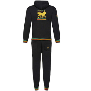 Ensembles de survêtements streetwear d'hiver pour hommes à prix réduit, avec logo brodé, en tissu épais et respirant, pour le sport, l'entraînement et le jogging, vente en gros - Product Image 4