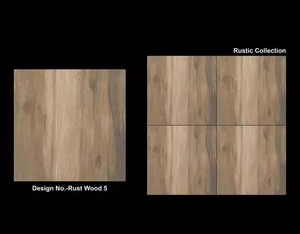 400x400mm tira de madera aspecto porcelana cerámica 16x16 Digital resistente suelo exterior 40x40cm azulejos de estacionamiento para países del Golfo - Product Image 2